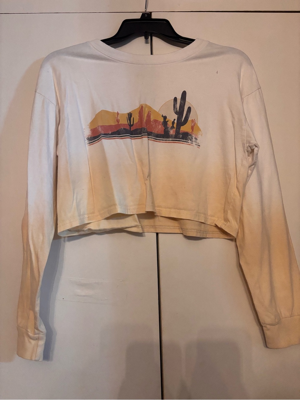 Cold Crush White Tee with Yellow and Black Logo Print